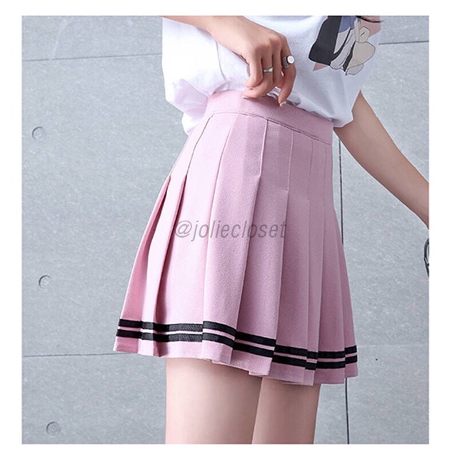 Chân Váy Tennis Váy Tennis Skirt Thủy Thủ Chữ A Dáng ngắn Váy Thiết Kế xếp ly