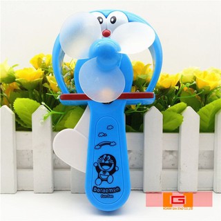 Quạt bóp tay doremon mini cho bé