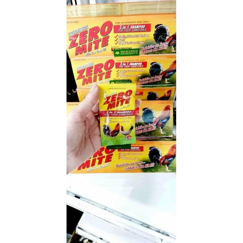 XÀ BÔNG TẮM GÀ - ZERO MITE - DIỆT MẠT