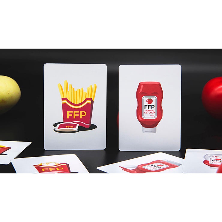 Bài tây chính hãng USA : Ketchup Playing Cards by Fast Food Playing Cards