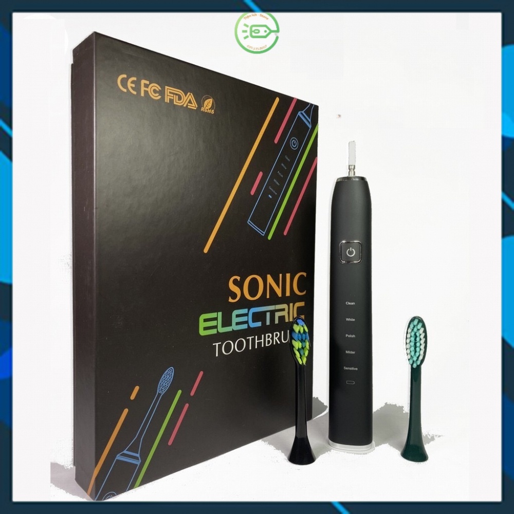 Bàn chải điện, máy đánh răng nhập trực tiếp Sonic Electric Toothbrush hàng cao cấp, bảo hành 1 năm