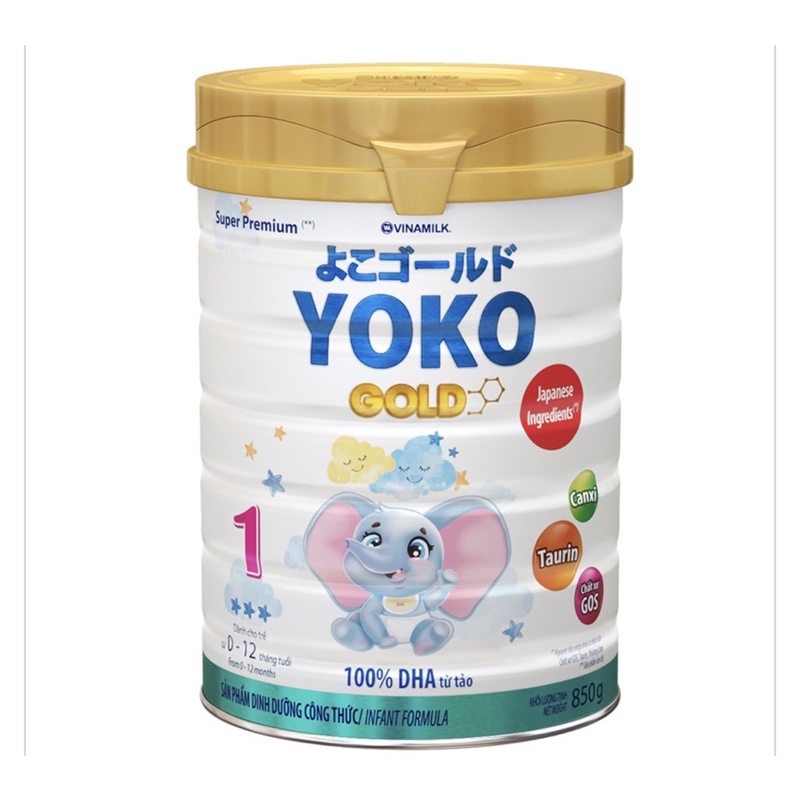 Sữa Bột Yoko Gold 1 850gram ( Date mới nhất 2025 )