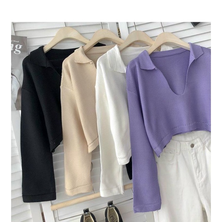 ÁO CROPTOP XE TAY DÀI XINH ĐẸP