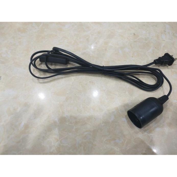 Bộ 2 Đui đèn E27 liền dây 2 mét có công tắc