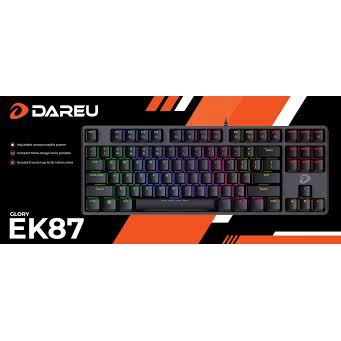 Bàn phím cơ DareU EK87 Multi Color -Bảo hành 2 năm chính hãng - Bản mới nhất năm 2020