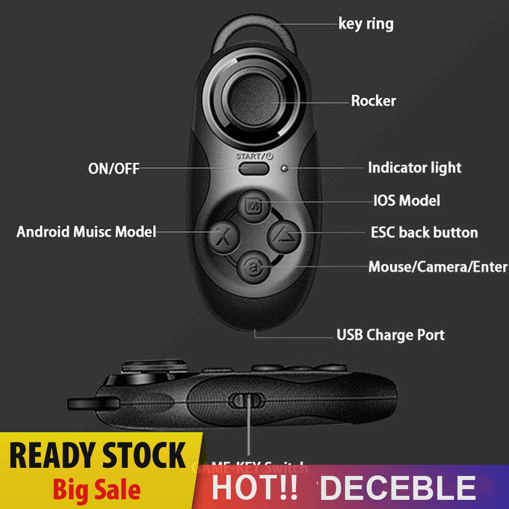 Deceble Mocute Bluetooth Game Handle Mini VR Controller Remote Pad Gamepad for PC