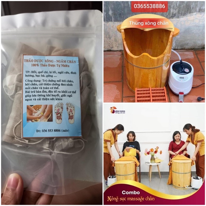 Bột Thảo Dược Ngâm Chân (Gói 20 Túi Lọc )- Giảm Đau Nhức Xương Khớp, Ngủ Sâu Giấc