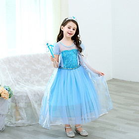Đầm Elsa tay phồng