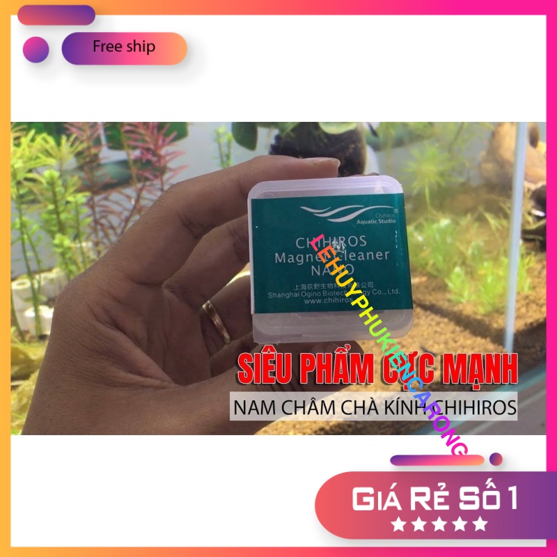 Lau kính bể cá nam châm Chihiros Magnet Cleaner Nano