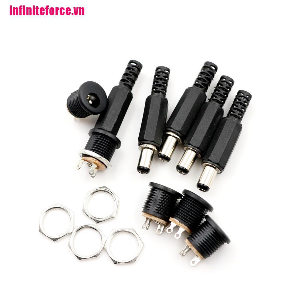 Set 10 đầu nối đầu cắm điện Dc 5.5mm X chuyên dụng