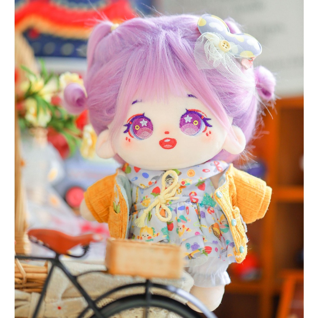 Búp bê không thuộc tính tóc tơ Nấc Cụt 20cm