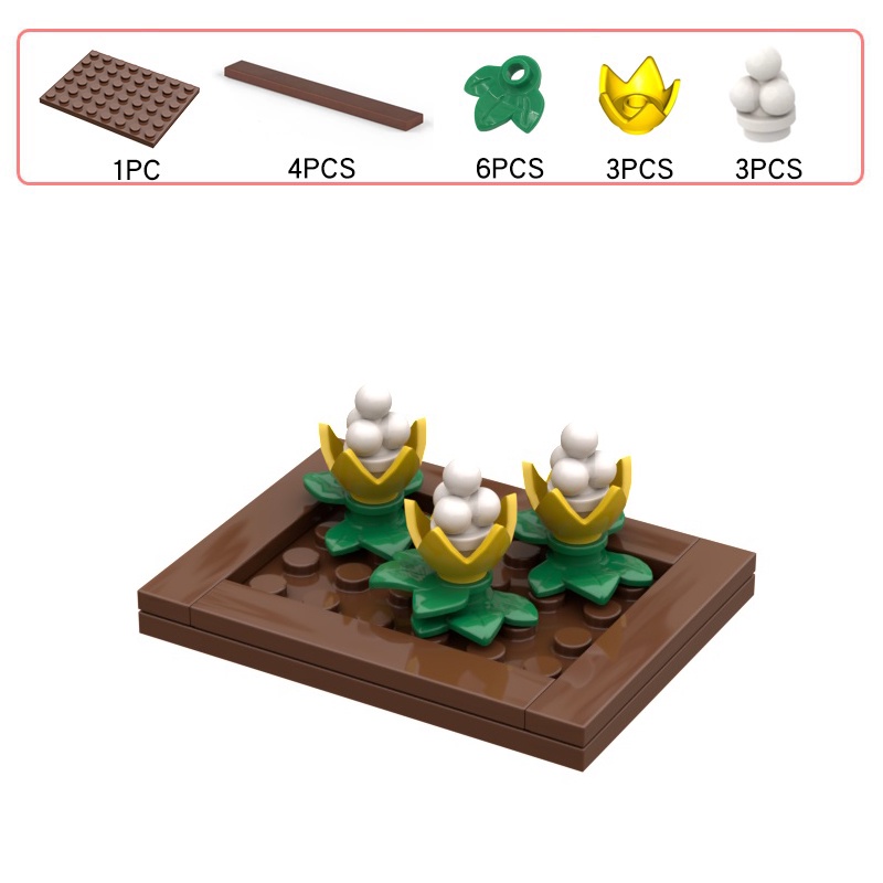 Bộ Đồ Chơi Lắp Ráp  Hình Bông Hoa Độc Đáo Thú Vị