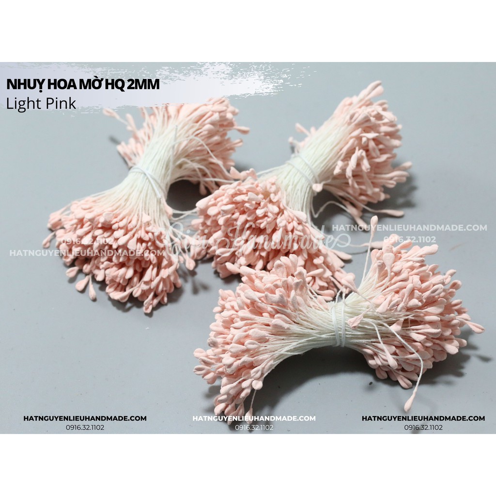 360 chiếc Nhụy hoa đầu TIM nhị hoa giả Hàn Quốc 3mm Cici Handmade cườm nguyên liệu tự làm kẹp tóc đính váy hạt đá DIY