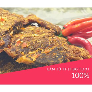 Khô bò Cô Thu - 100% từ thịt bò tươi - 250gr