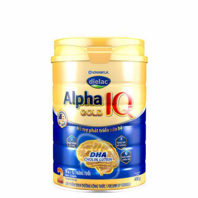 Sữa bột Dielac Alpha Gold IQ Step 2 ( 400g

)
