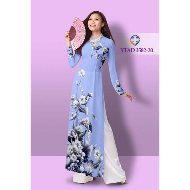 Vải áo dài in 3D order 1 tuần