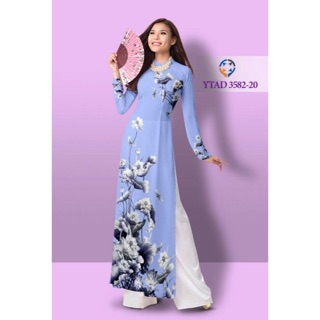 Vải áo dài in 3D order 1 tuần
