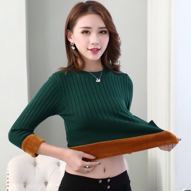 [ FREE SHIP ĐƠN 99K ]_Áo len giữ nhiệt lót nỉ