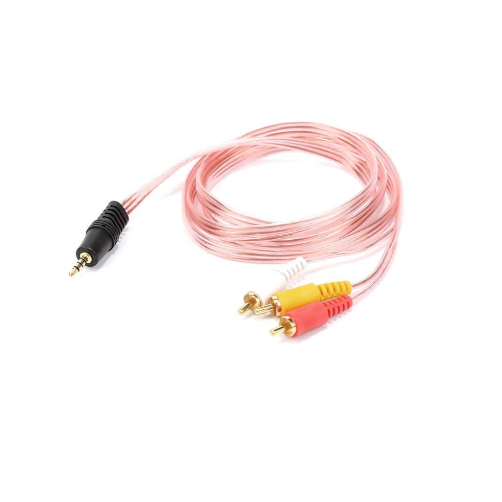 【1.5m/3m/5m/10m】Cáp chuyển đổi 3.5mm - 3 RCA chất lượng cao