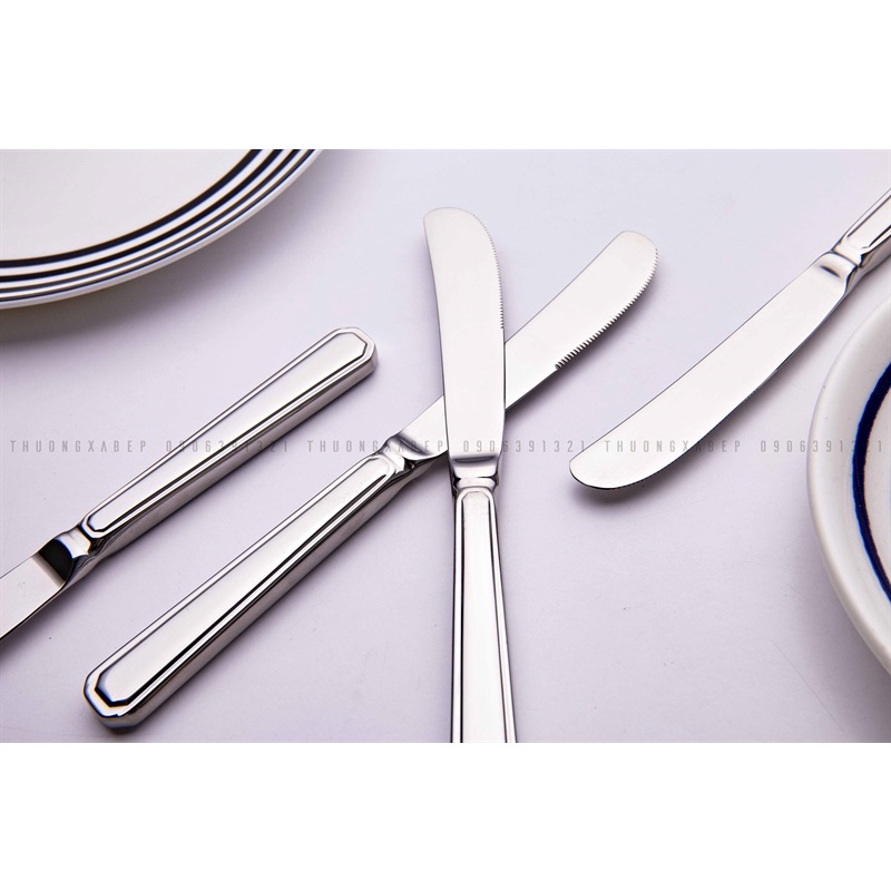 Dao Inox Ăn Bơ Cao Cấp 16.5cm - Inox 18/10