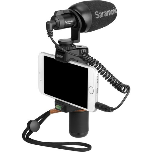 Micro shotgun cho điện thoại smartphone Saramonic Vmic Mini