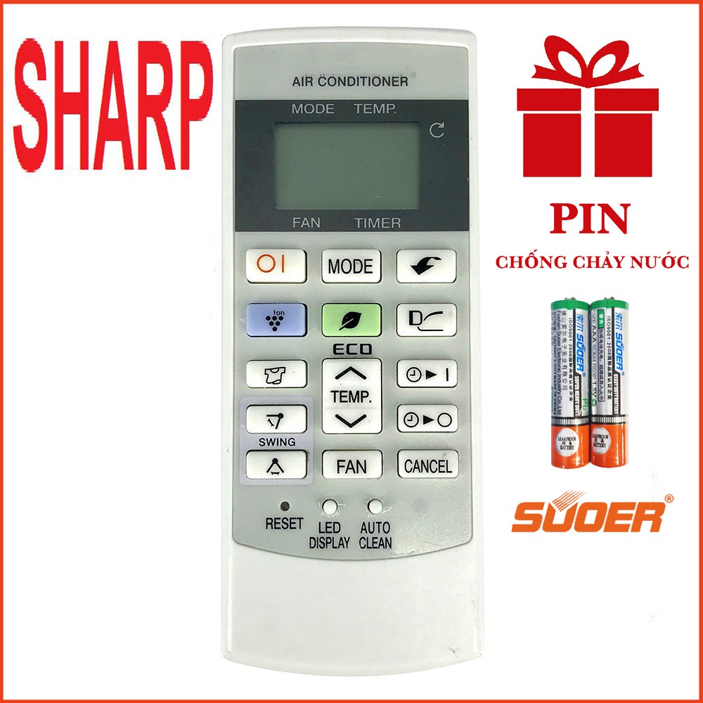 Remote máy lạnh SHARP - Điều khiển điều hòa SHARP CRMC-A876KBEZ [GIÁ SỈ - GIÁ THỢ]