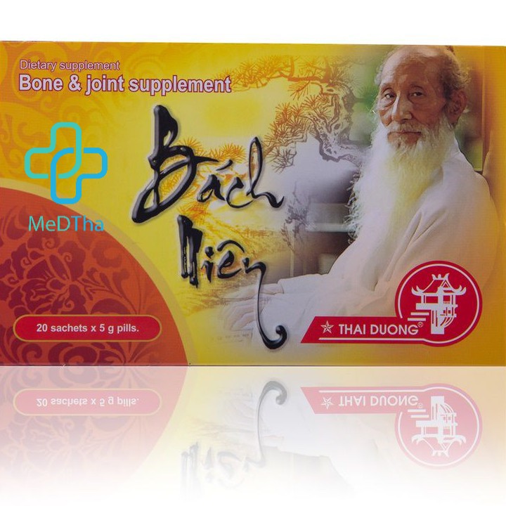 Viên Xương Khớp Bách Niên - Hỗ trợ xương khớp, bổ thận tráng dương, mạnh gân cốt (20 gói viên hoàn) [Chính hãng]
