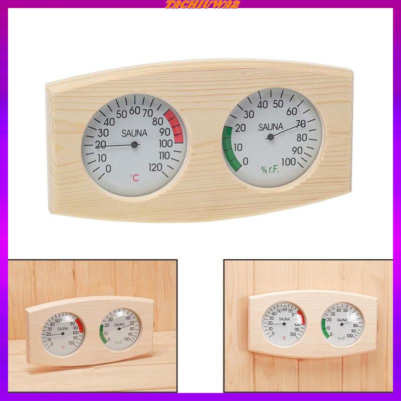 Nhiệt Kế Đo Độ Ẩm 2 Trong 1 1x Tachiuwa2 Bền Bỉ Dùng Trong Phòng Xông Hơi