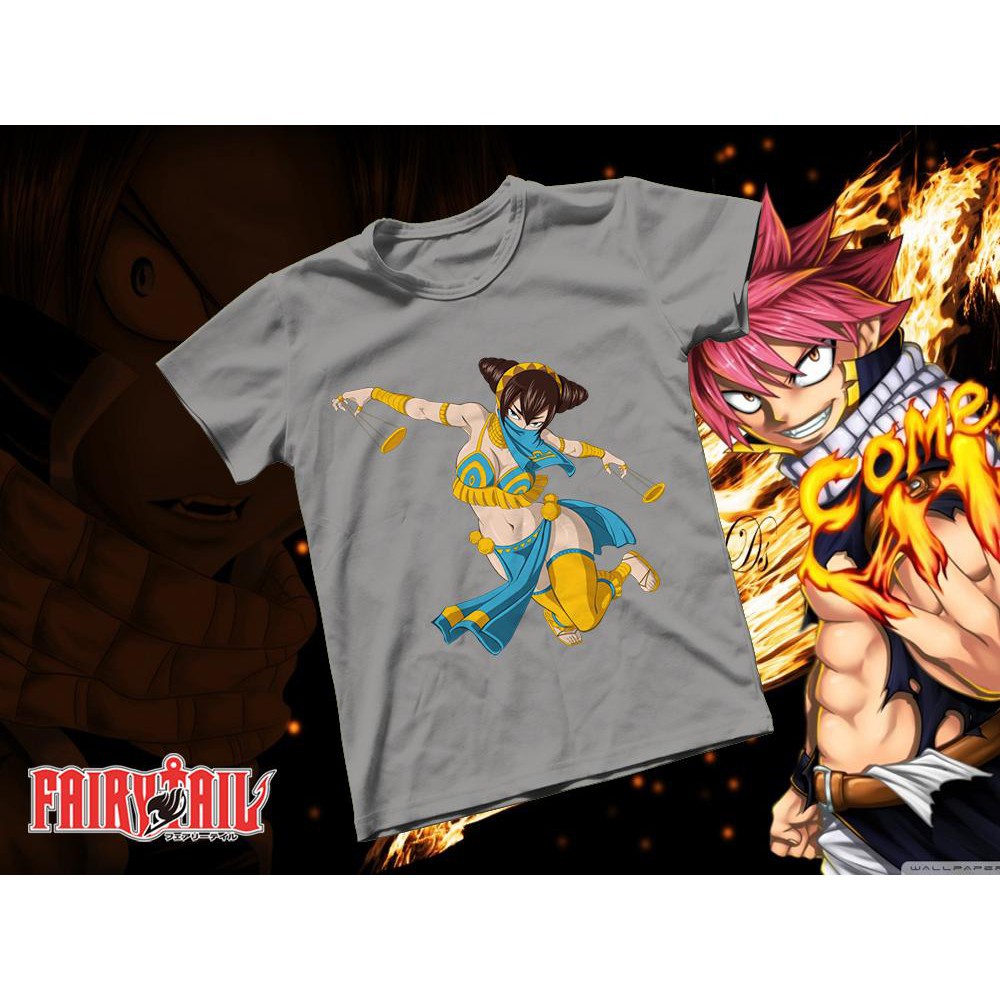 SALE- Áo thun Cotton Unisex - Anime - Fairy tail - 12 cung hoàng đạo thiên bình