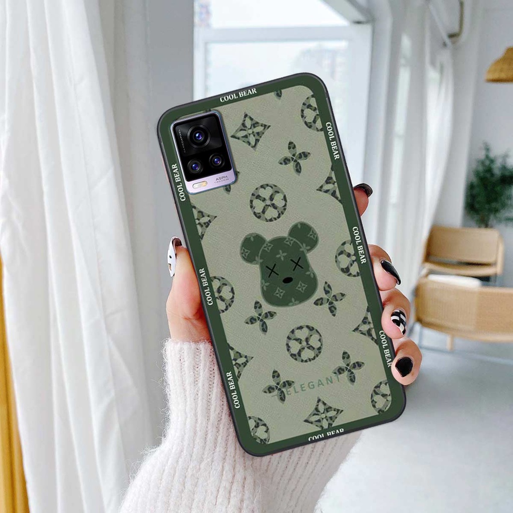 Ốp lưng điện thoại Vivo V20 fendy, búp bơ rì, kaws thời trang, vỏ ốp thời trang rẻ đẹp