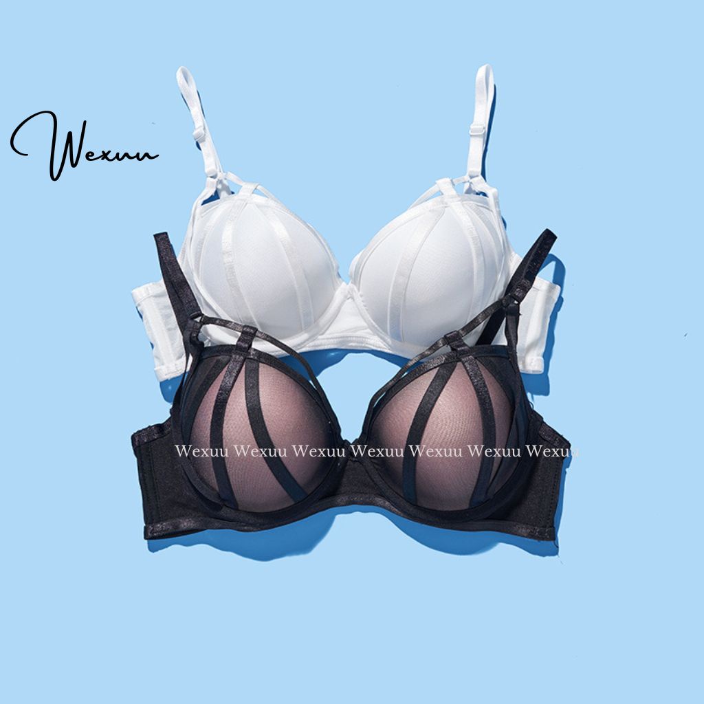 Áo lót nữ nâng ngực Wexuu Design có gọng đệm dày quả tròn siêu nâng đẩy, phối ren sexy quyến rũ - AV34