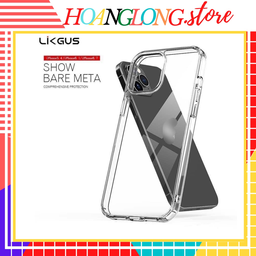 ốp trong suốt bất tử không ố vàng chính hãng likgus