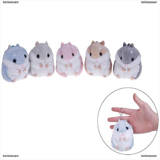Móc Khóa Chuột Hamster Nhồi Bông Đáng Yêu 10cm