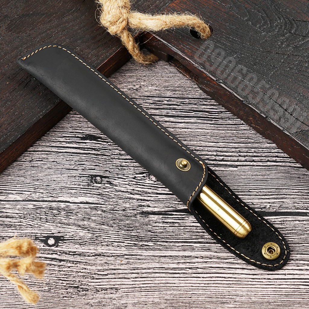 Bao da,bao dựng bút handmade da thật