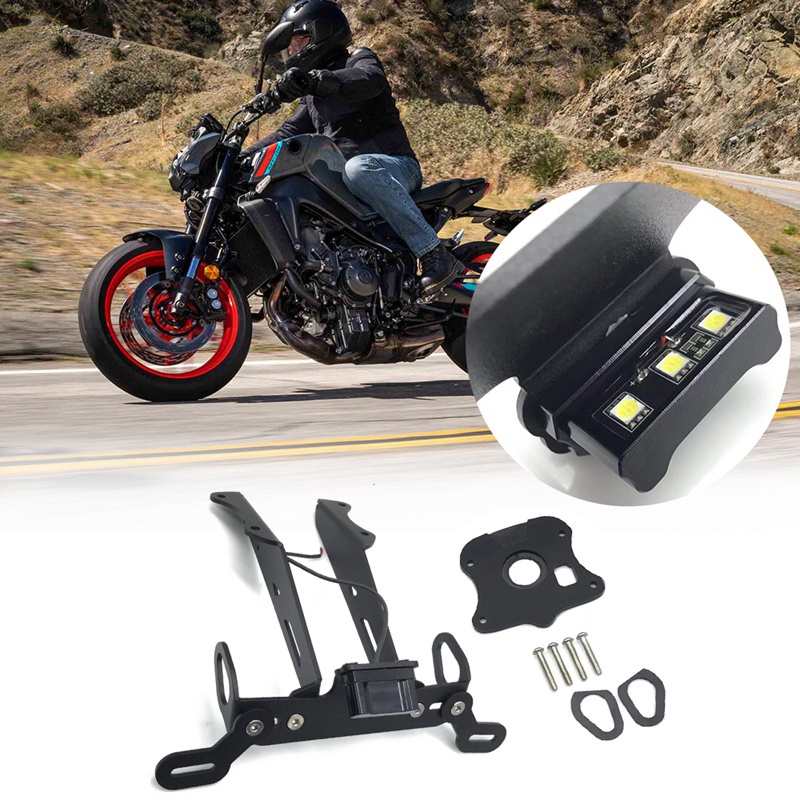 FENDER Giá Đỡ Biển Số Xe Máy Yamaha FZ-09 MT09 MT-09 2021 +