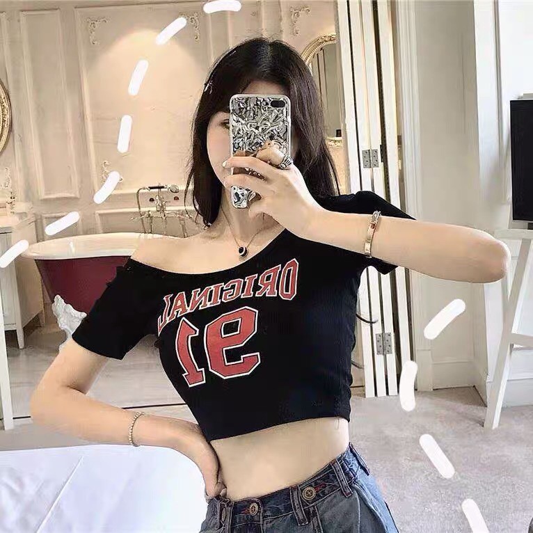 áo croptop trễ vai 91