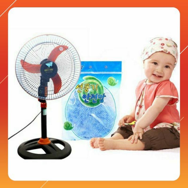 Lưới bọc quạt an toàn cho bé
