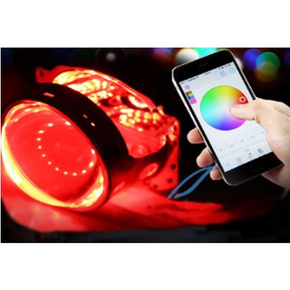 (Giá sốc) LED Mắt quỷ (Devil Eye) Full Color chỉnh màu tùy thích qua App điện thoại - Hàng xịn