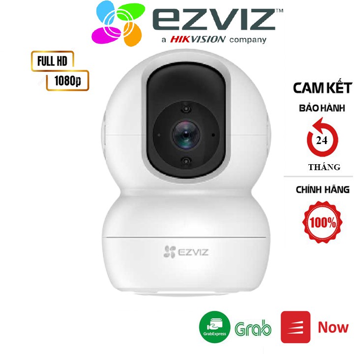 Camera Wifi EZVIZ_TY2_1080P_ Đàm Thoại 2 Chiều,Quay Quét 360 Độ Thông Minh , Hình ảnh Full HD, Loa To -BẢO HÀNH 24 TH