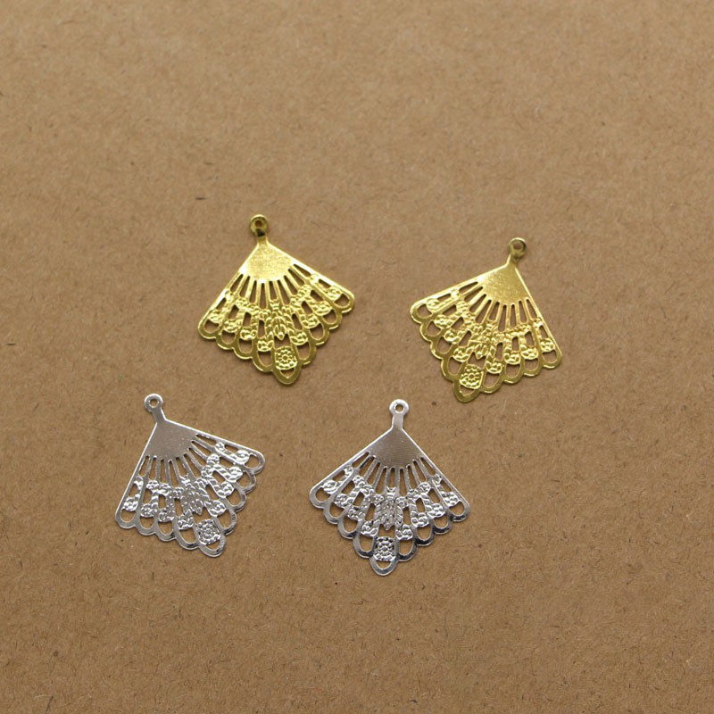 5 phiến quạt 27*26mm nguyên liệu làm trâm làm trang sức cổ trang