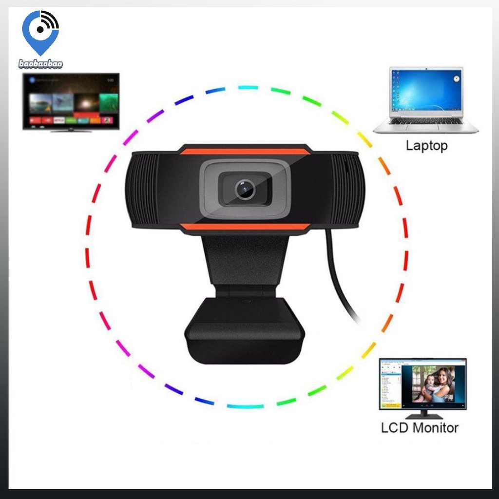 1 Webcam A870C Usb 2.0 1280x480 Hd Kèm Mic Cho Máy Tính | BigBuy360 - bigbuy360.vn