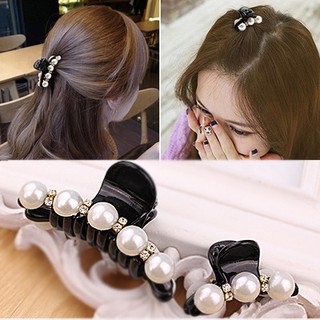 kẹp tóc ngọc trai loại 3 hạt
