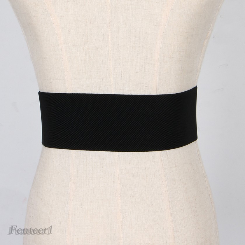 Thắt Lưng Nữ Bản Rộng Da Pu Co Giãn