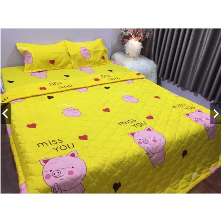 [SIÊU SALE] Xả kho bộ drap giường cotton poly giá rẻ (chọn mẫu)