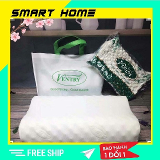 Gối cao su non VenTry Thái Lan gối cao cấp 100% từ cao su non,gối cao su cao cấp