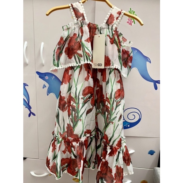 Đầm maxi bé gái SIXDO Size 6