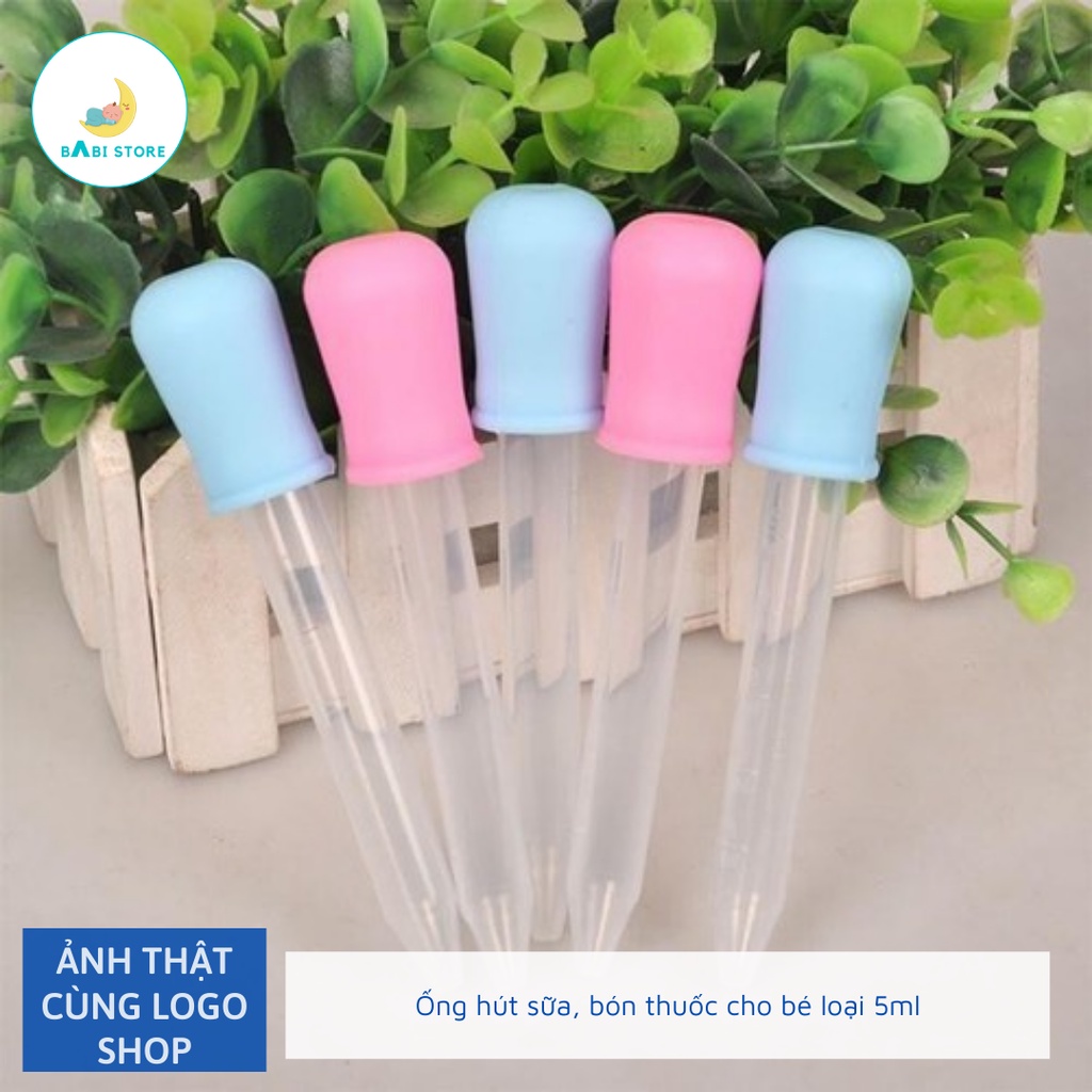 Ống hút sữa, ống bón thuốc cho bé loại 5ml - BabiStore