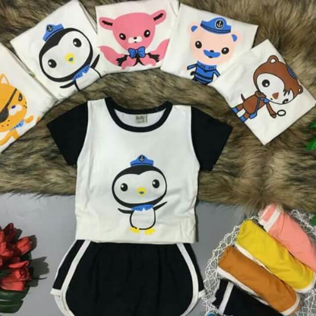 Bộ thú cho bé trai combo 4 bộ