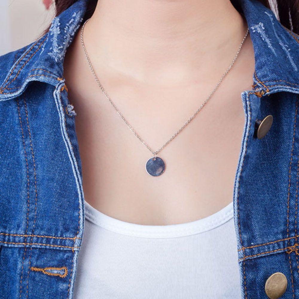Vòng cổ Mặt Đồng Xu Thời Trang|Vòng cổ Nhiều Màu Sắc Xinh Xắn Thời Trang