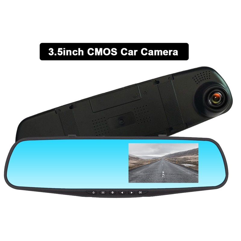 Gương Chiếu Hậu Tích Hợp Camera Dvr 3.5 Inch Cho Xe Hơi